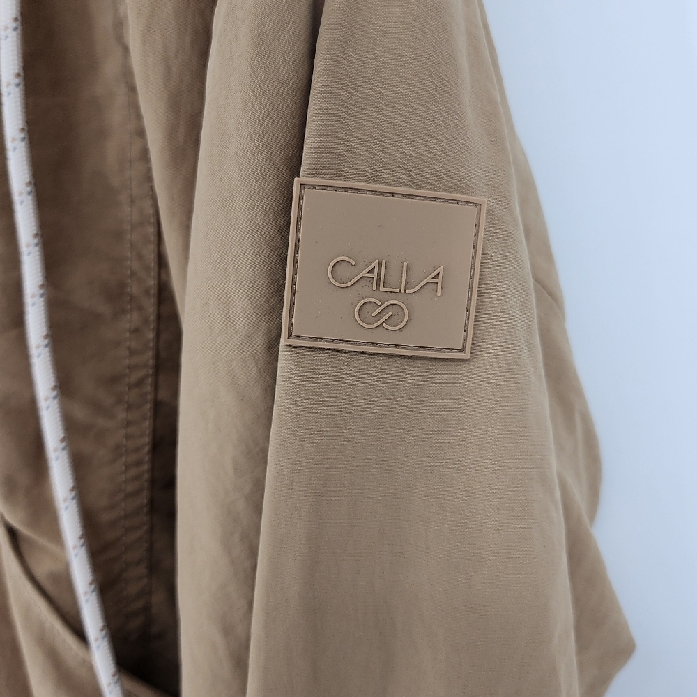 Calia NWT Hooded Windbreaker Pullover Tan - Picture 5 of 8